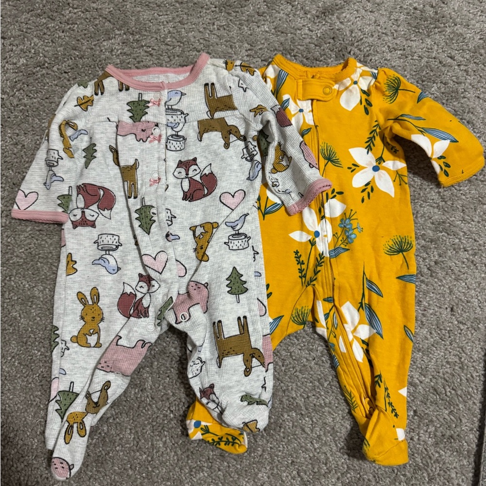 Footie Sleepers Size 3 Months